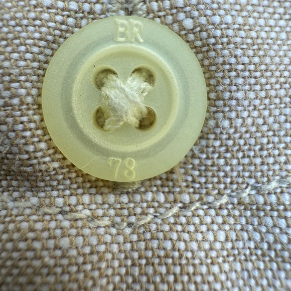 Banana Republic Utility Shirt L | Slim Fit Linen Blend | Partridge Brown - Picture 4 of 11